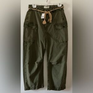 Free People Mending Heart Barrel Utility Pants